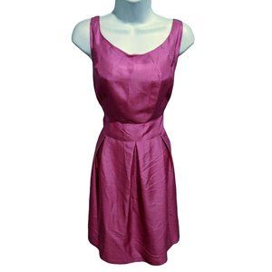 Coren Moore Pink Sleeveles Silk Dress Size 8 NWT